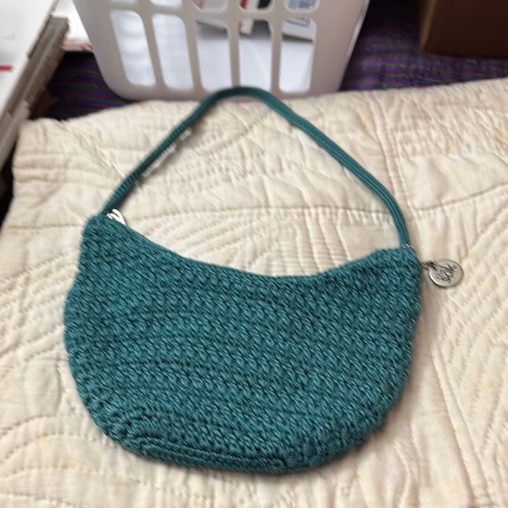 The Sak Teal Knit Women's Bag NWOT 236